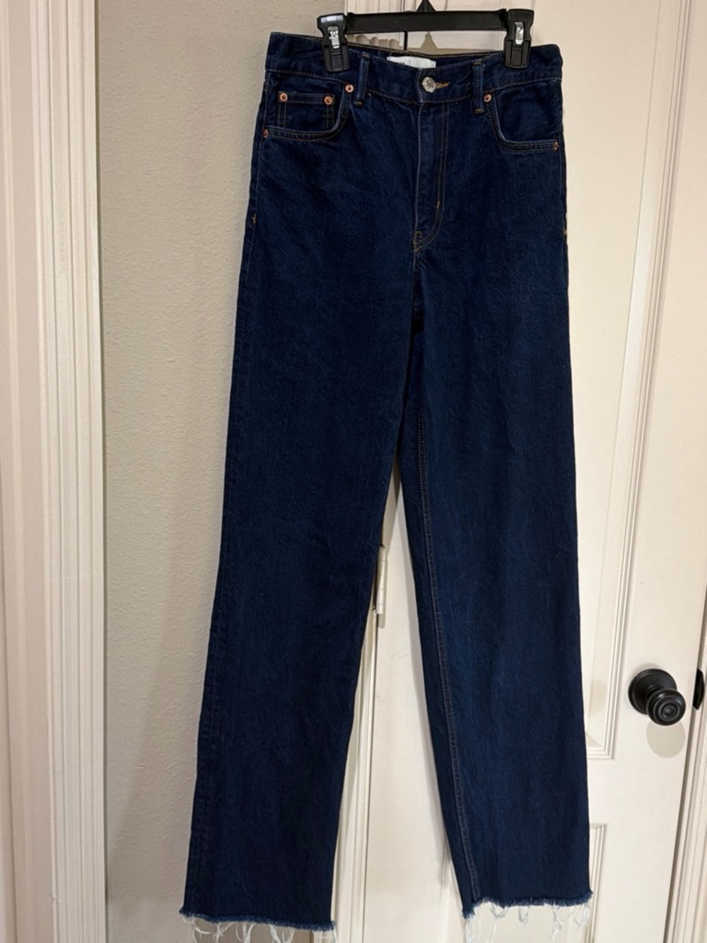 Zara Dark Blue Denim Jeans